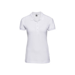 Polo donna manica corta stretch