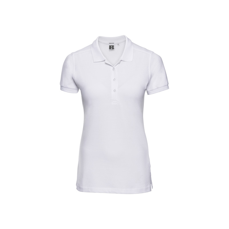 Polo donna manica corta stretch