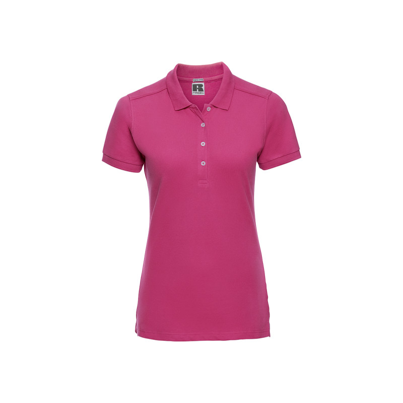 Polo donna manica corta stretch