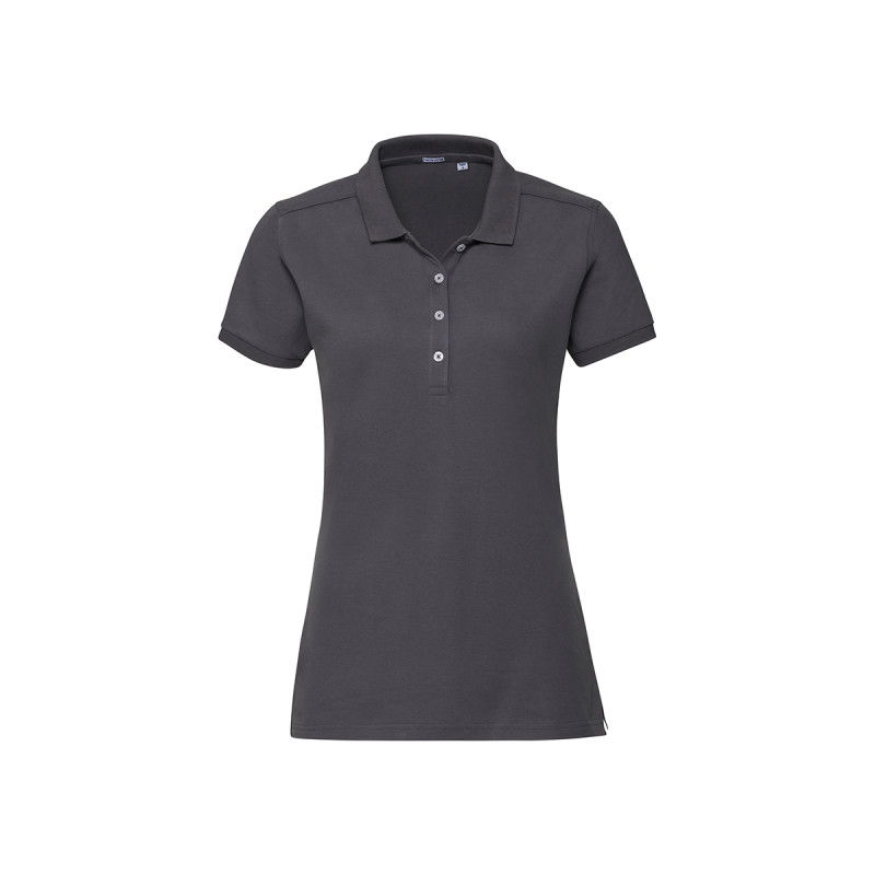 Polo donna manica corta stretch