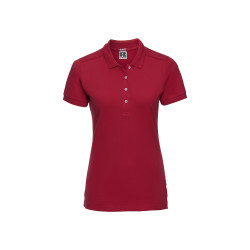 Polo donna manica corta stretch