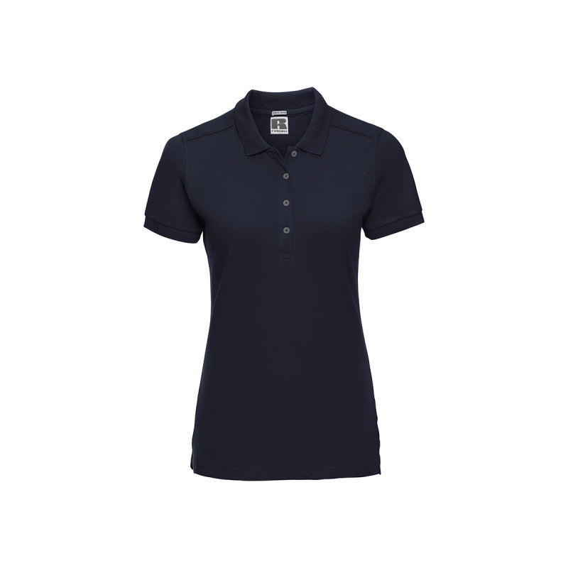 Polo donna manica corta stretch