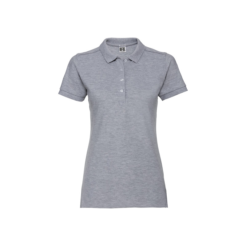 Polo donna manica corta stretch