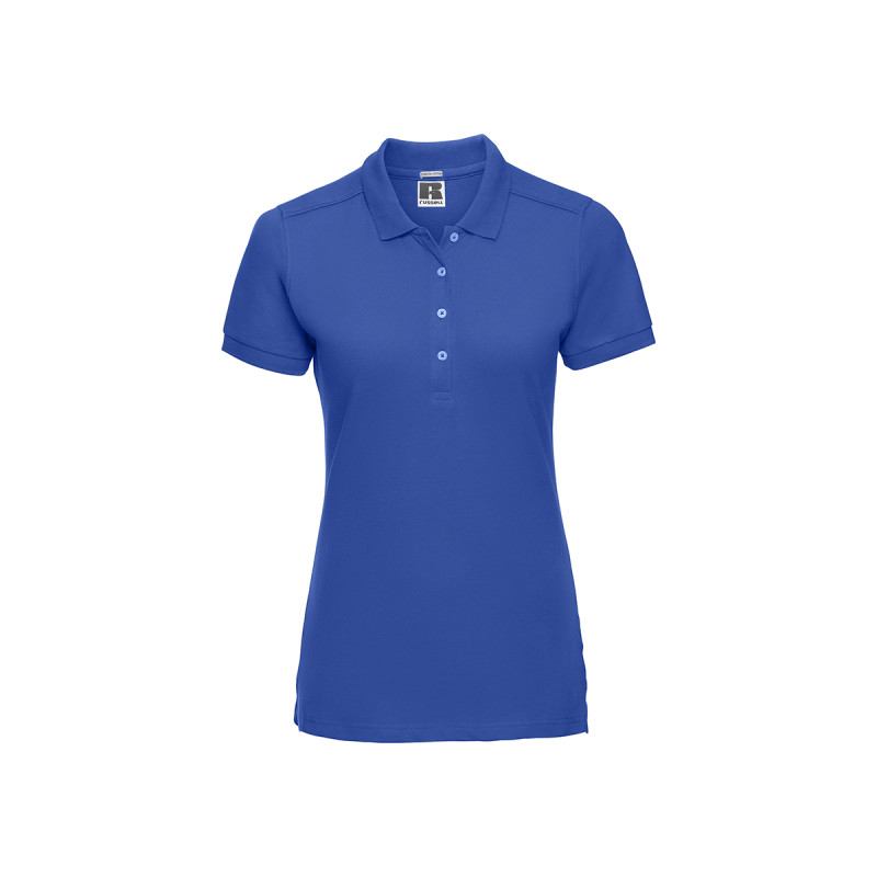 Polo donna manica corta stretch