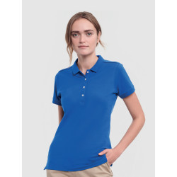Polo donna manica corta stretch