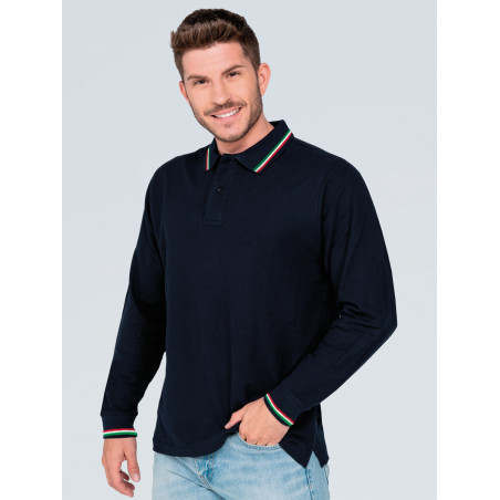 Polo uomo manica lunga regular italia