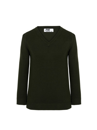 Pullover bambino collo a v