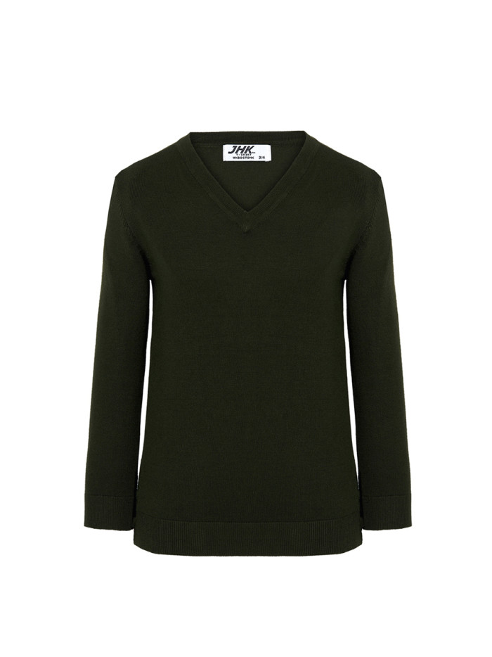 Pullover bambino collo a v