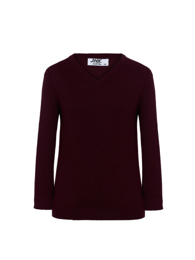 Pullover bambino collo a v