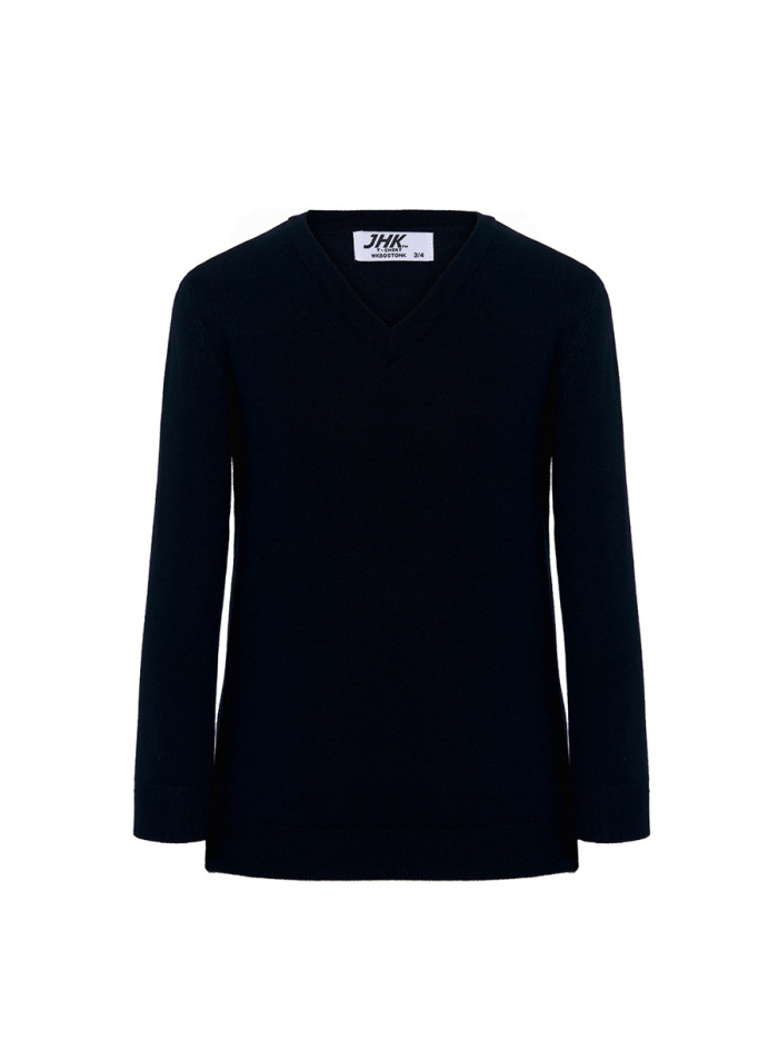 Pullover bambino collo a v