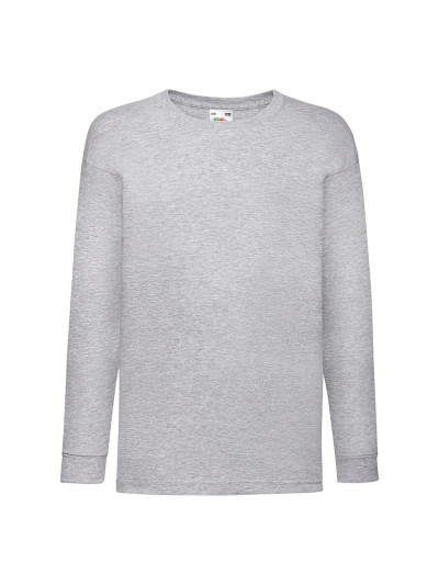 T-shirt bambino manica lunga valueweight