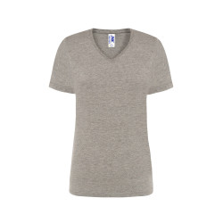 T-shirt donna manica corta collo a v regular