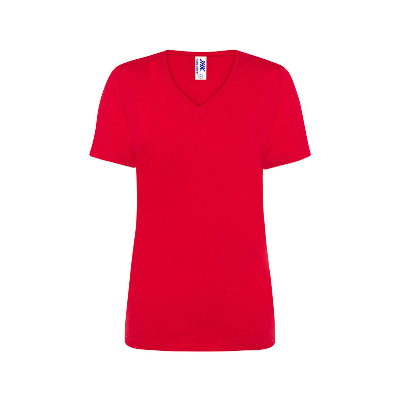 T-shirt donna manica corta collo a v regular