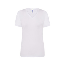 T-shirt donna manica corta collo a v regular