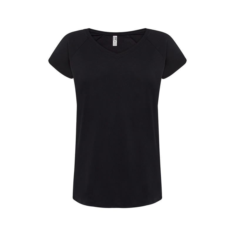 T-shirt donna manica corta collo a v urban sea