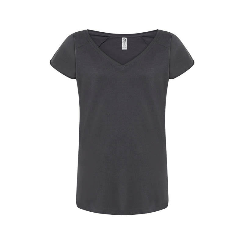 T-shirt donna manica corta collo a v urban sea