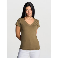 T-shirt donna manica corta collo a v urban sicilia