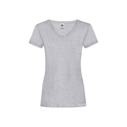 T-shirt donna manica corta collo a v valueweight