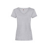 T-shirt donna manica corta collo a v valueweight