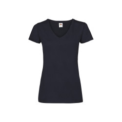 T-shirt donna manica corta collo a v valueweight