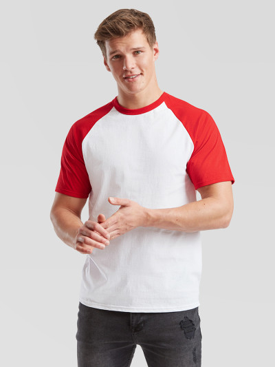 T-shirt uomo manica corta valueweight baseball