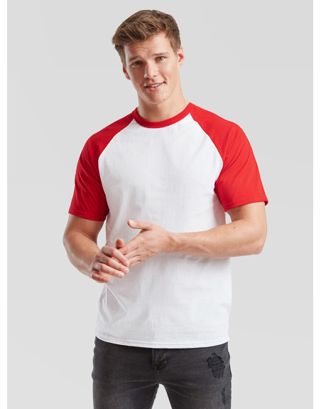 T-shirt uomo manica corta valueweight baseball