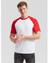 T-shirt uomo manica corta valueweight baseball