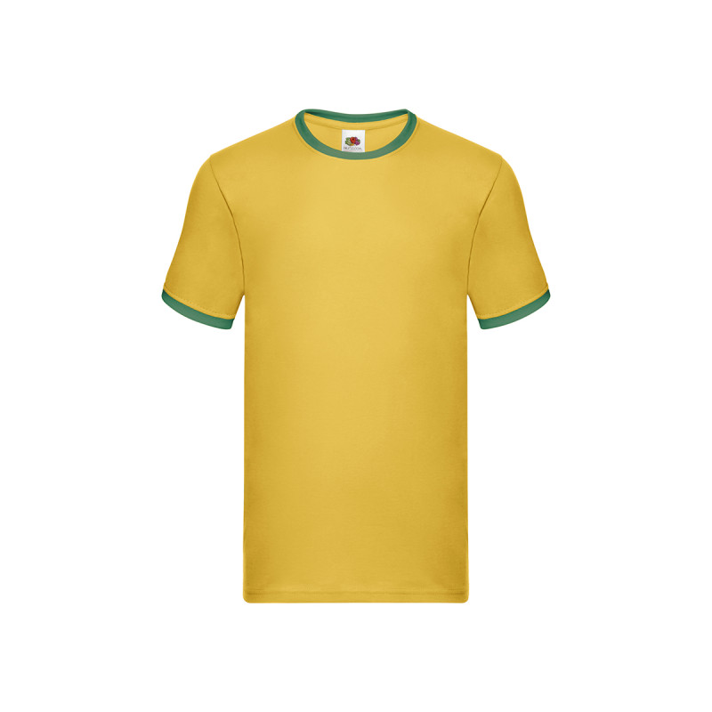 T-shirt uomo manica corta valueweight ringer
